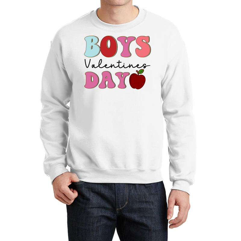 Boys Valentines Dayvalentines Day Valentine Gift ( Crewneck Sweatshirt | Artistshot