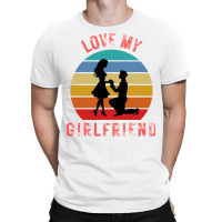 Love My Girlfriend 80s (1) T-shirt | Artistshot