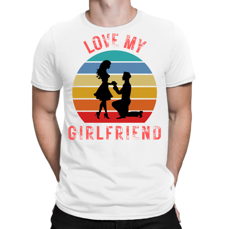 Love My Girlfriend 80s (1) T-Shirt by woelkelytjeb | Artistshot