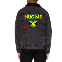 Shut Up And Hug Me On Valentines Day Tumblr (1) Unisex Sherpa-lined Denim Jacket | Artistshot