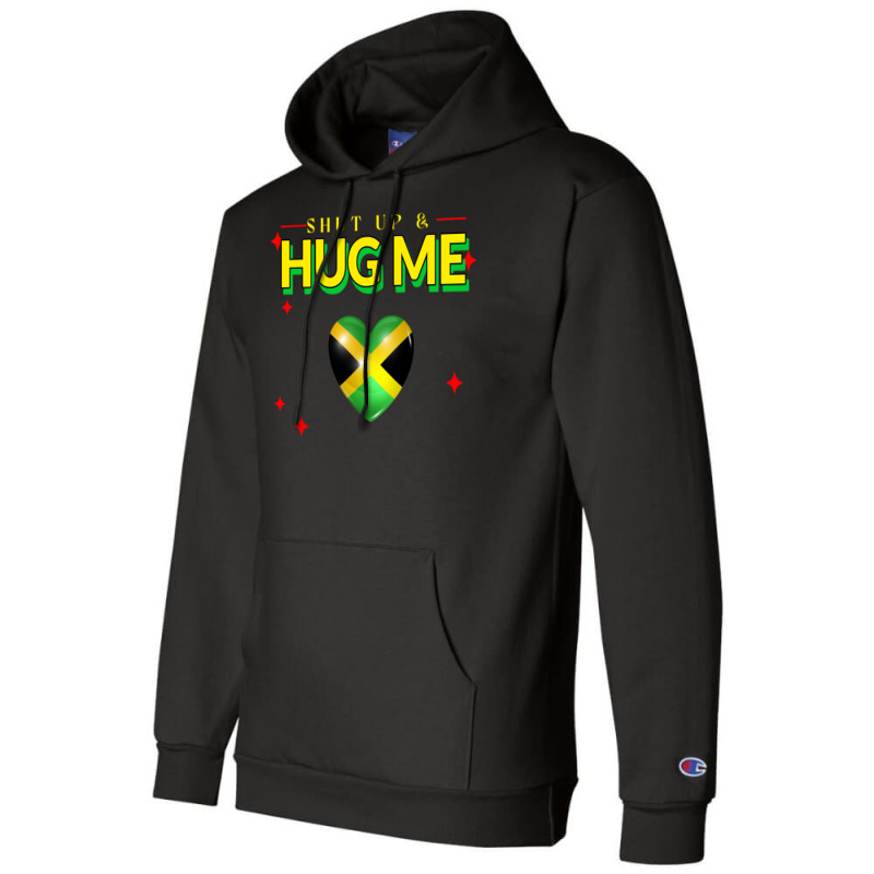 Shut Up And Hug Me On Valentines Day Tumblr (1) Champion Hoodie by woelkelytjeb | Artistshot