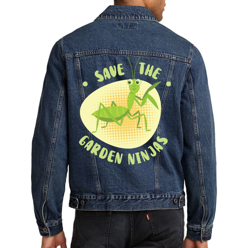 Insects Praying Mantis Garden Ninja Entomologist Y Men Denim Jacket by didamyeten3 | Artistshot