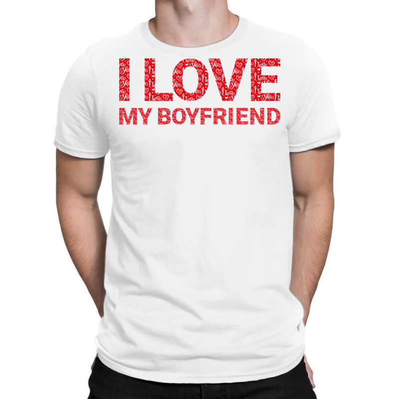 I Love My Boyfriend Travel (1) T-shirt | Artistshot