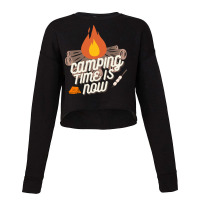 Camping Time Is Now Boy Cropped Sweater | Artistshot