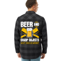 Beer Sharp Objects What Could Go Wrong Butcher Hum Flannel Shirt | Artistshot