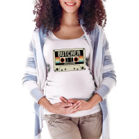 Butcher Limited Edition Vintage Style Maternity Scoop Neck T-shirt | Artistshot