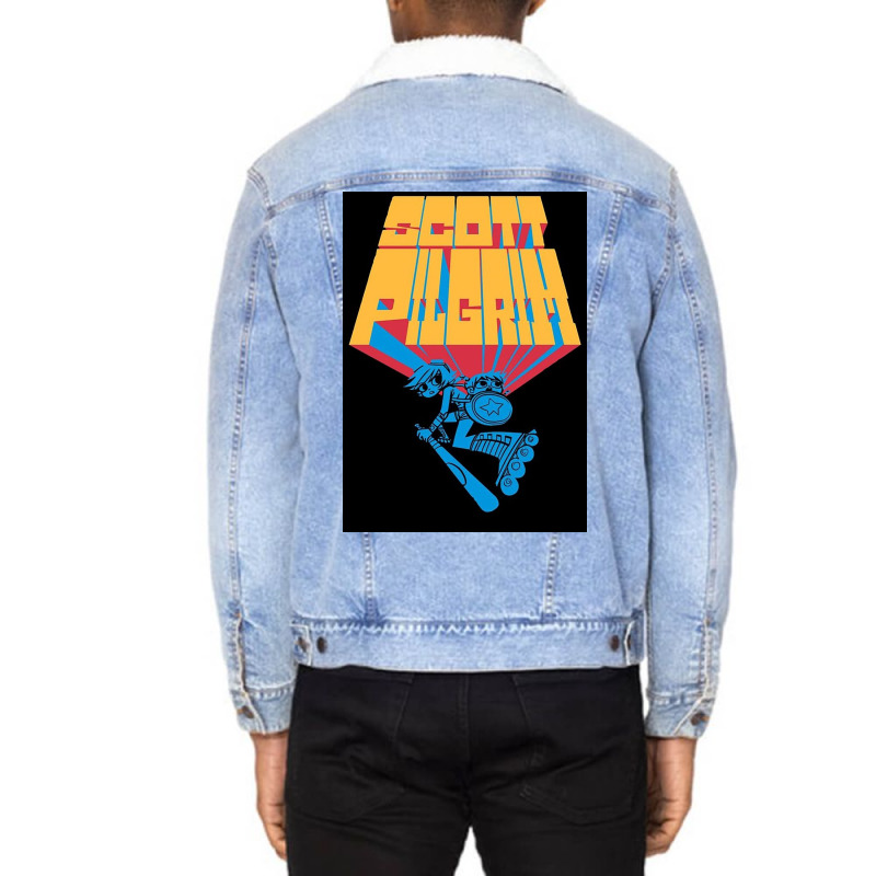 Scott Pillgrim Vs The World Unisex Sherpa-lined Denim Jacket | Artistshot