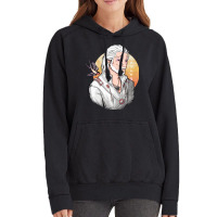 White Wolf And Swallow Gold Aesthetic Vintage Hoodie | Artistshot