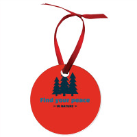 Find Your Peace In Nature Vintage Ornament | Artistshot