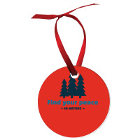 Find Your Peace In Nature Vintage Ornament | Artistshot