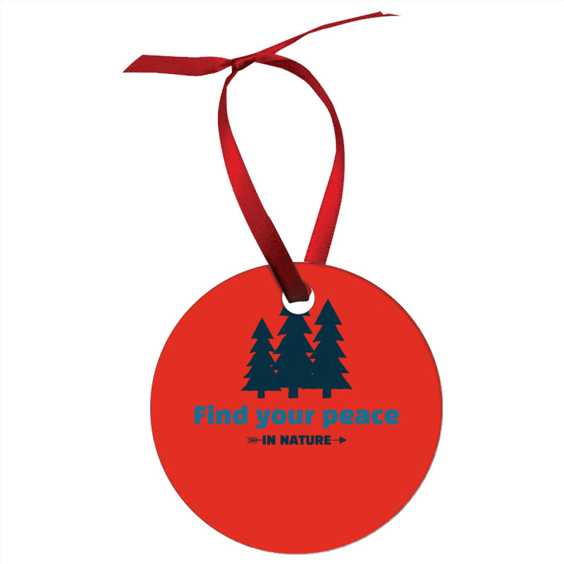 Find Your Peace In Nature Vintage Ornament | Artistshot