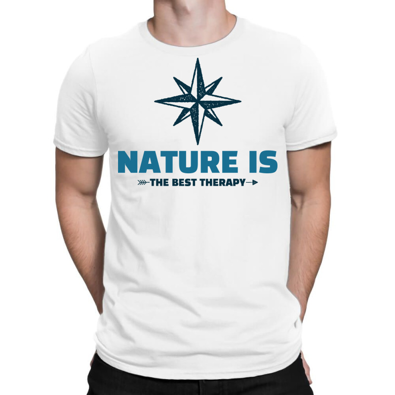 Nature Is The Best Therapy Camping Girl T-Shirt by medzirivairc | Artistshot