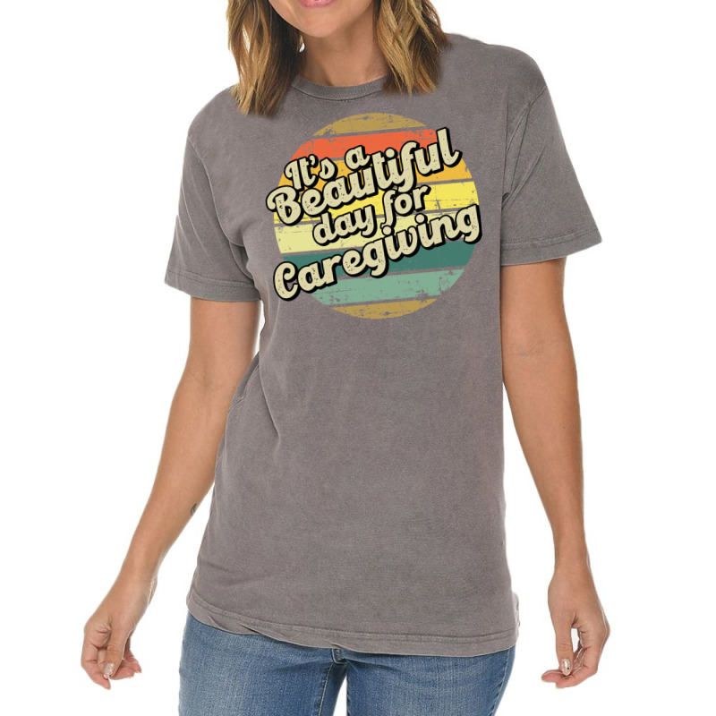 Caregiving Gift For Caregiver Perfect Present For Vintage T-Shirt by mobbyamlier | Artistshot