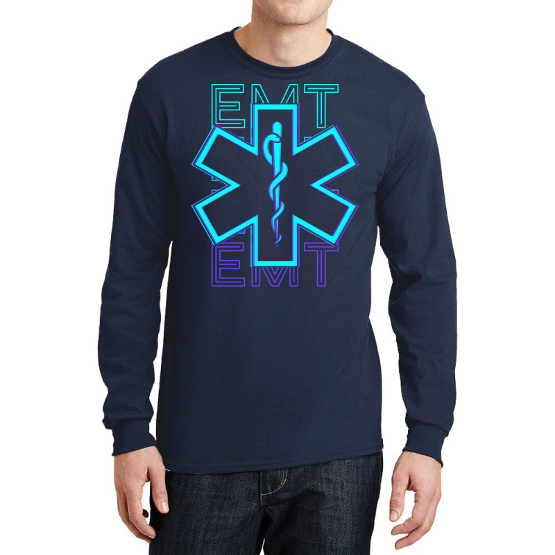 Emt Emergency Medical Technician Paramedic Lifesav Long Sleeve Shirts | Artistshot