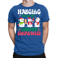 Hanging With My Caregiver Snowmies Nurse Stethosco T-shirt | Artistshot