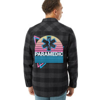 Paramedic Nurse Medic Ems Emt Lifesaver Retro Gift Flannel Shirt | Artistshot