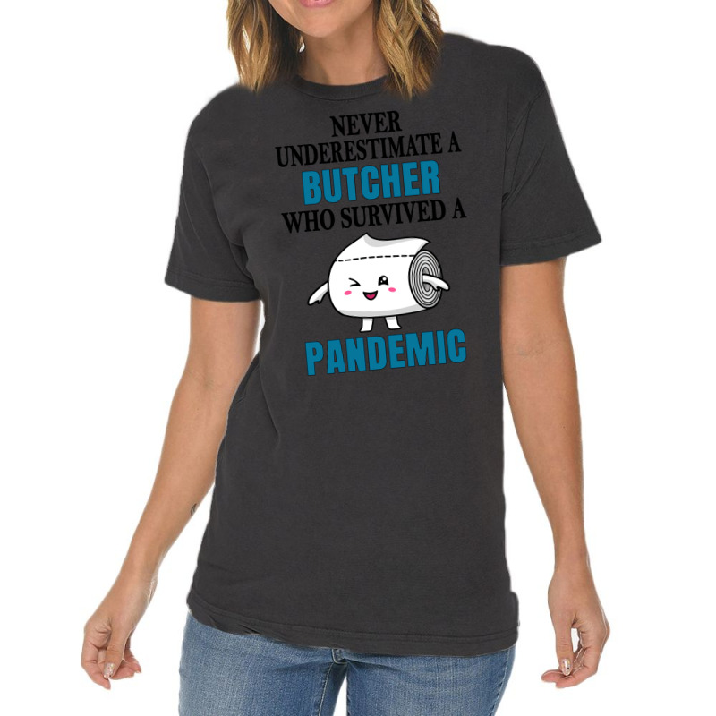 Cool Butcher Pandemic Funny Vintage T-shirt | Artistshot