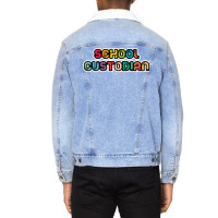 School Custodian Summer Unisex Sherpa-lined Denim Jacket | Artistshot