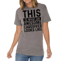 This Is What An Awesome Caregiver Looks Like Boy Vintage T-shirt | Artistshot