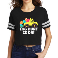 Easter Egg Hunt Is On Happy Easter For Kids And Ad Scorecard Crop Tee | Artistshot