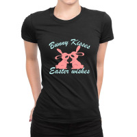 Easter Kisses Easter Easter Carnival Rabbit Ladies Fitted T-shirt | Artistshot