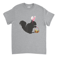 Funny Easter Squirrel Easter Basket And Bunny Ears Classic T-shirt | Artistshot