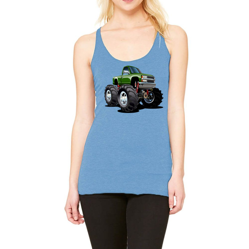 Cartoon Monster Truck Music Racerback Tank by bonitamella8 | Artistshot