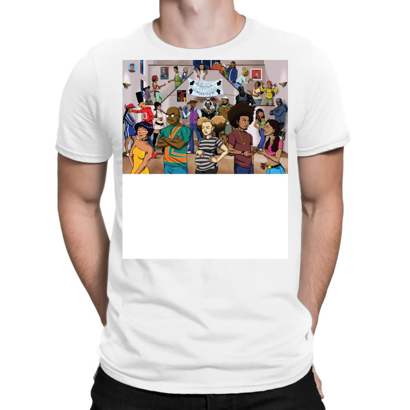 Black Cartoon Reunion 1 Funny T-shirt | Artistshot