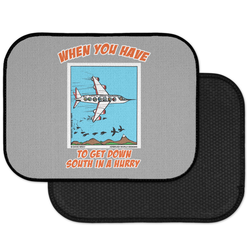 Bird Migration Service Airline Funny Animal Novelt Rear Car Mat | Artistshot