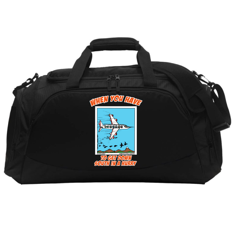 Bird Migration Service Airline Funny Animal Novelt Active Duffel | Artistshot