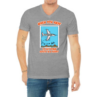 Bird Migration Service Airline Funny Animal Novelt V-neck Tee | Artistshot