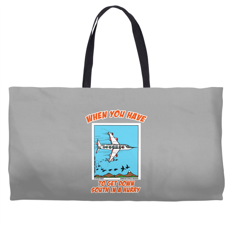 Bird Migration Service Airline Funny Animal Novelt Weekender Totes | Artistshot