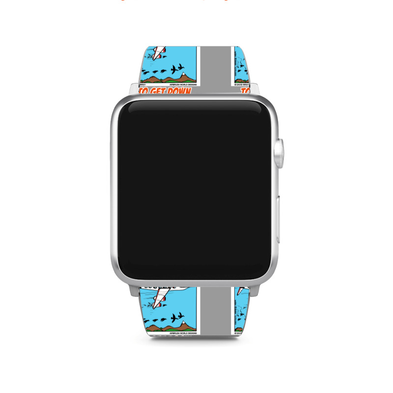 Bird Migration Service Airline Funny Animal Novelt Apple Watch Band | Artistshot