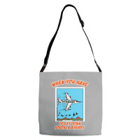 Bird Migration Service Airline Funny Animal Novelt Adjustable Strap Totes | Artistshot