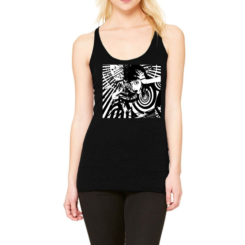 Mindfuck Black And White Racerback Tank by erduantahnne | Artistshot