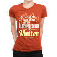 You Dont Scare Me Im A Nurse And A Mother Yellow Ladies Fitted T-shirt | Artistshot