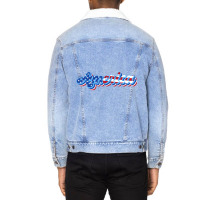 America Usa Men Women Kids American Flag Patriotic Unisex Sherpa-lined Denim Jacket | Artistshot