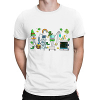 Lucky Shamrock Happy St Patricks Day Funny Icu Nur T-shirt | Artistshot