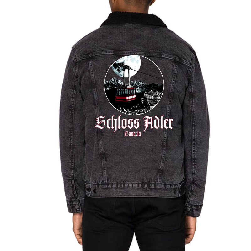 Schloss Adler  Inspired Unisex Sherpa-lined Denim Jacket | Artistshot