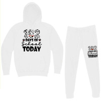 Cute Dalmatian 102 Days Of School Today Dog Lover Hoodie & Jogger Set | Artistshot