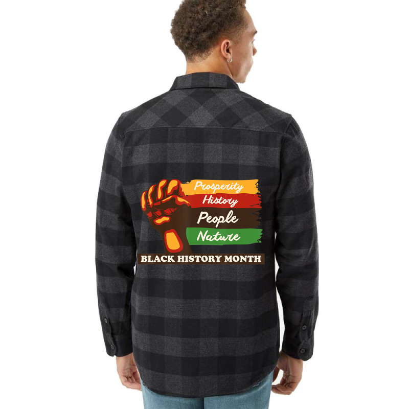 Black History Month African American Pride Fist Me Flannel Shirt | Artistshot