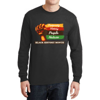 Black History Month African American Pride Fist Me Long Sleeve Shirts | Artistshot