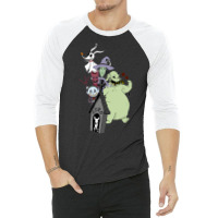 Nightmare Nightmare Before Christmas 3/4 Sleeve Shirt | Artistshot