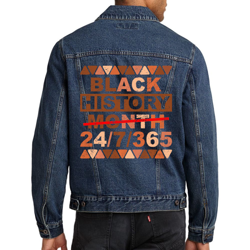 Black History Month African American Sweatshirt Men Denim Jacket | Artistshot