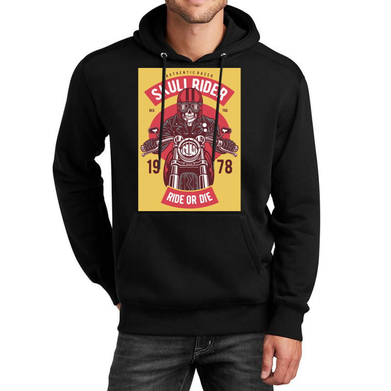 Skull Rider Ride Or Die Unisex Hoodie by mpofykurpesl | Artistshot