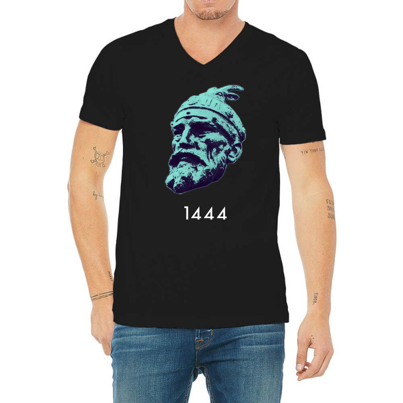 Skanderbeg 1444 V-Neck Tee by jepthabaabiw | Artistshot