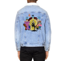 The Adams Family Cartoon Hb Unisex Sherpa-lined Denim Jacket | Artistshot