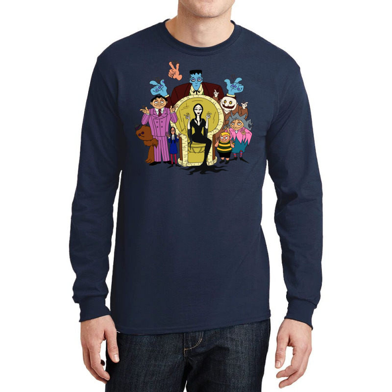 The Adams Family Cartoon Hb Long Sleeve Shirts | Artistshot