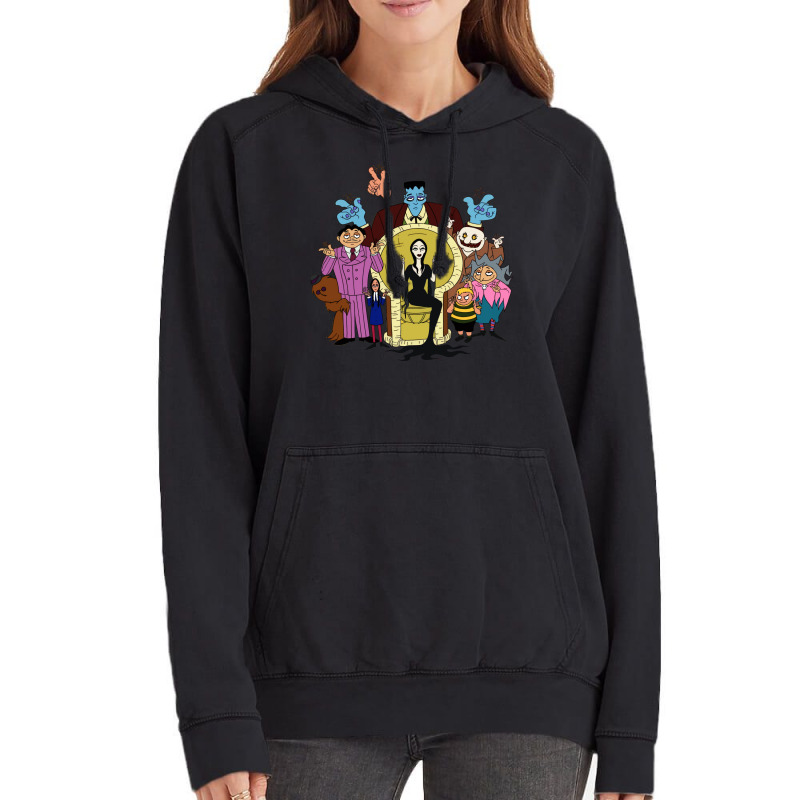 The Adams Family Cartoon Hb Vintage Hoodie | Artistshot