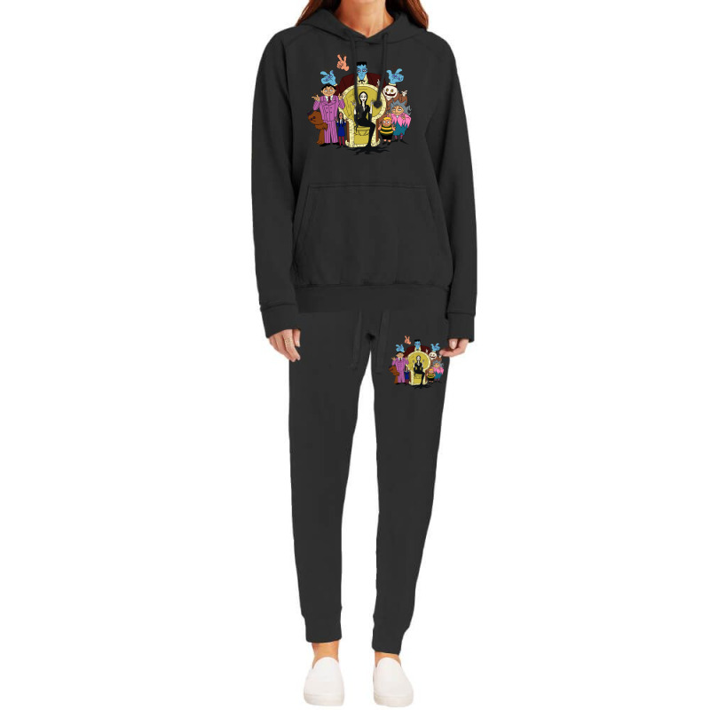 The Adams Family Cartoon Hb Hoodie & Jogger Set | Artistshot